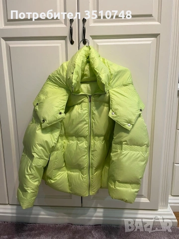 дамско шушлеково яке в неоново зелено 