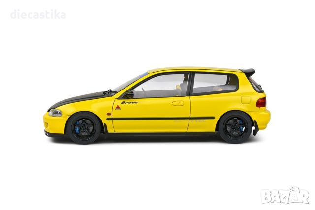 Метални Колички HONDA CIVIC Хонда Мащаб 1:18 Solido , снимка 3 - Колекции - 46287396