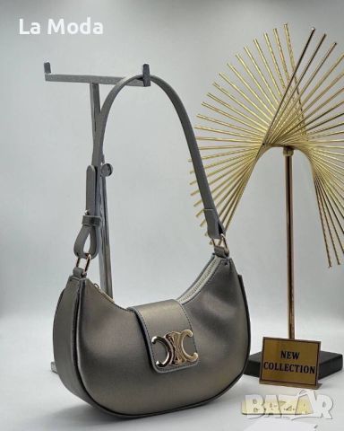 Дамска чанта сива Celine реплика, снимка 1 - Чанти - 45557514