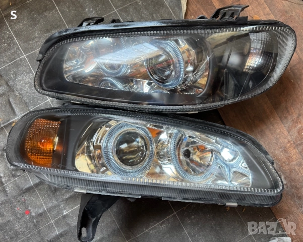 Opel Omega тунинг фарове с лупи, снимка 8 - Части - 52787541