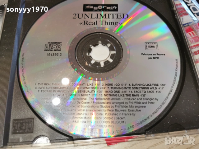 2 UNLIMITED ORIGINAL CD 0903261810H2E6R, снимка 10 - CD дискове - 53771196