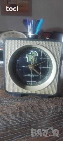 колекционерски часовник будилник Янтра, снимка 2 - Антикварни и старинни предмети - 51638260