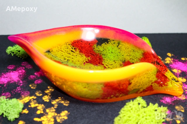 🧡 Ръчно изработена сапунерка от епоксидна смола 🩷, снимка 2 - Други - 54213608