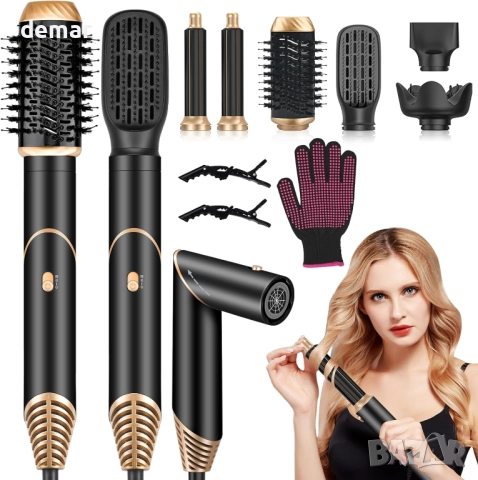 Комплект за стилизиране на коса Brenth Air Wrap 6 в 1