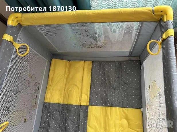 Детска сгъваема кошара за игра, снимка 4 - Кошарки - 51341215