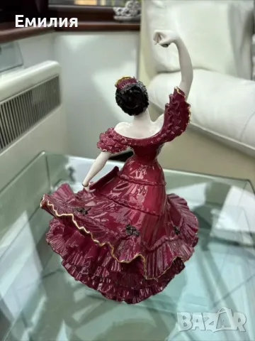 Статуетка "Flamenco" на Coalport, снимка 3 - Статуетки - 49019308