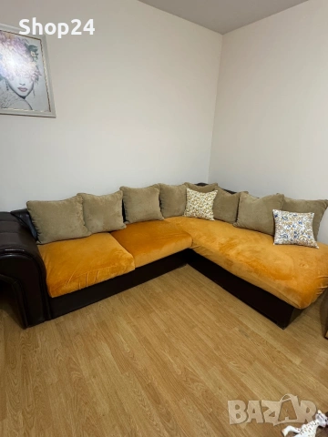 Продавам стилен и много удобен ъглов диван, снимка 4 - Дивани и мека мебел - 53983454