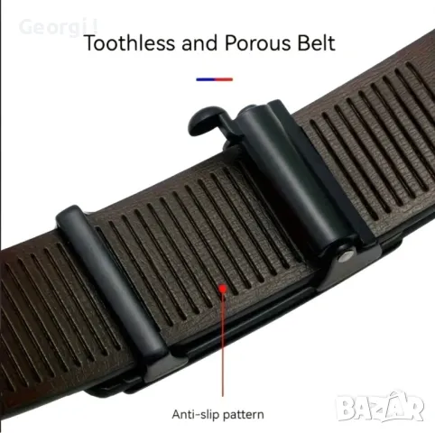 Официални Мъжки колани с 3ри модела автоматична катарама / Черна естествена кожа!!, снимка 10 - Колани - 49756764