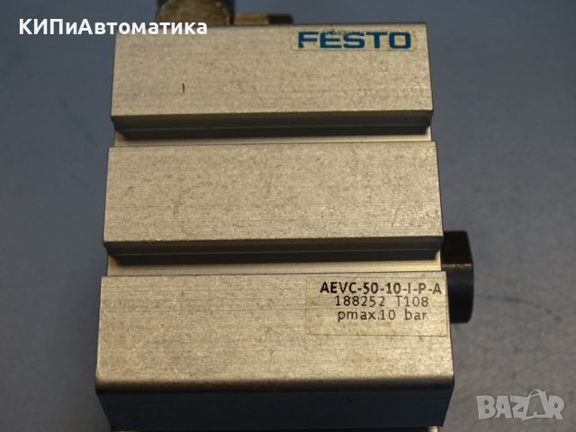 пневматичен цилиндър Festo AEVC-50-10-I-P-A short stroke cylinder, снимка 5 - Резервни части за машини - 46582924