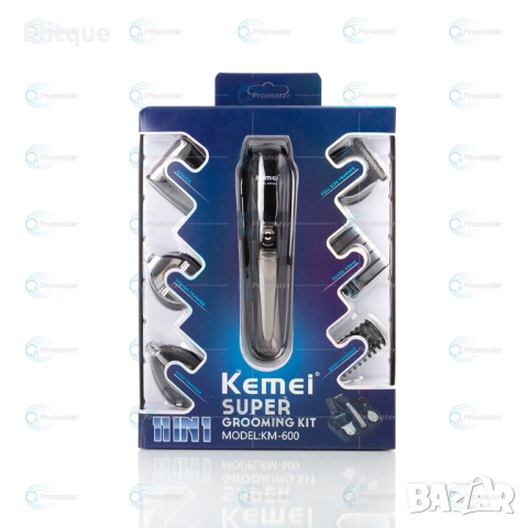 Машинка за подстригване тример с приставки KEMEI - 11в1, снимка 2 - Други - 53127850