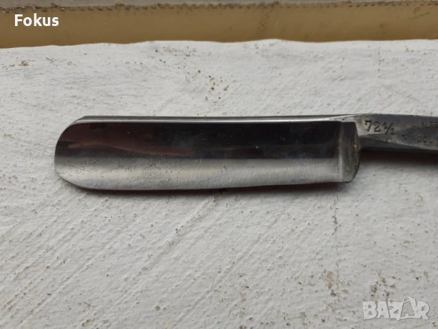 Стар колекционерски бръснач Mann & Federlein Solingen, снимка 3 - Антикварни и старинни предмети - 53498851