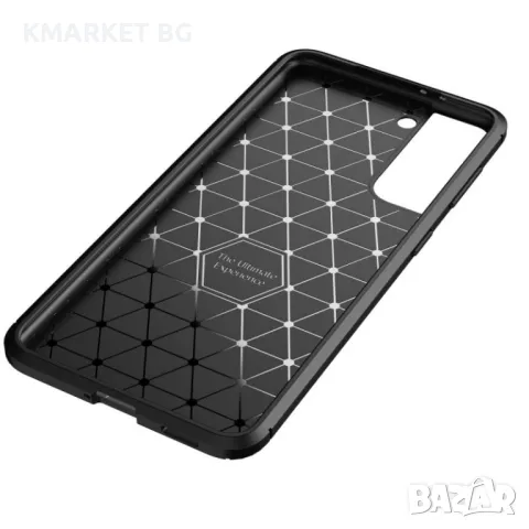 Samsung Galaxy S21 Удароустойчив Carbon Fiber Калъф и Протектор, снимка 7 - Калъфи, кейсове - 48210285