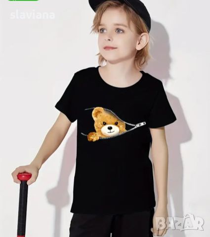 Дамски и детски 3Де тениски, различни размери.  Цена с мече 15лв, цена с коте 18лв., снимка 10 - Тениски - 45444668