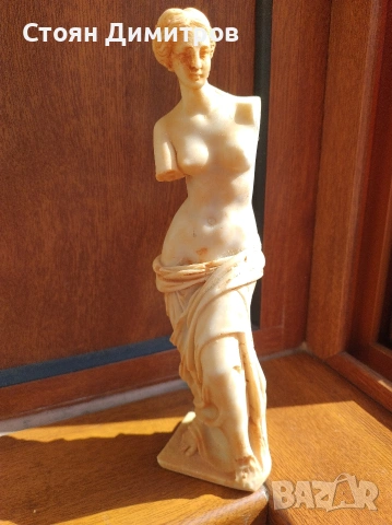 Страхотна изработка на Венера Милотска от Тунис 25см височина, тегло 540гр,камък, снимка 7 - Антикварни и старинни предмети - 53735023