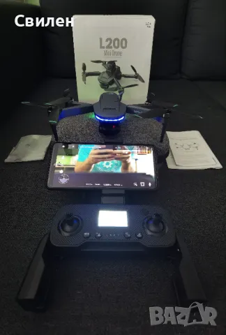 Професионален дрон L200 Pro GPS 4K 2-axis gimble 2км 25 мин полет, снимка 1 - Дронове и аксесоари - 47074946