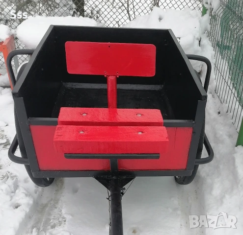 Ремарке за мотофреза със спирачки , снимка 2 - Градинска техника - 53051571