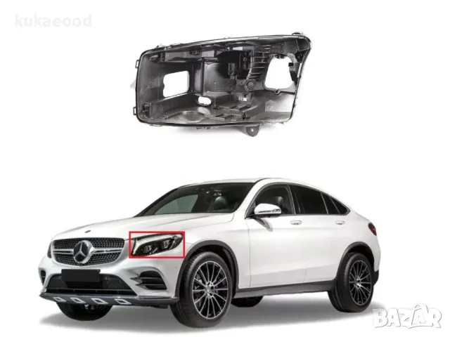 Kорпус за фар на Mercedes GLC W253, снимка 3 - Части - 47491805