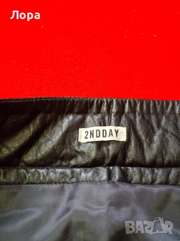 Дамска пола естествена кожа , снимка 4 - Поли - 53378940