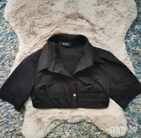 Алеса черна ризка, Alessa, снимка 2 - Ризи - 50302209