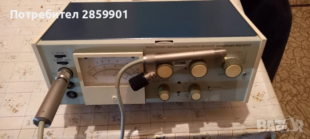 Прецизен импулсен шумомер Robotron 00 017 – отличен, пълен комплект, снимка 6 - Други ценни предмети - 53058484