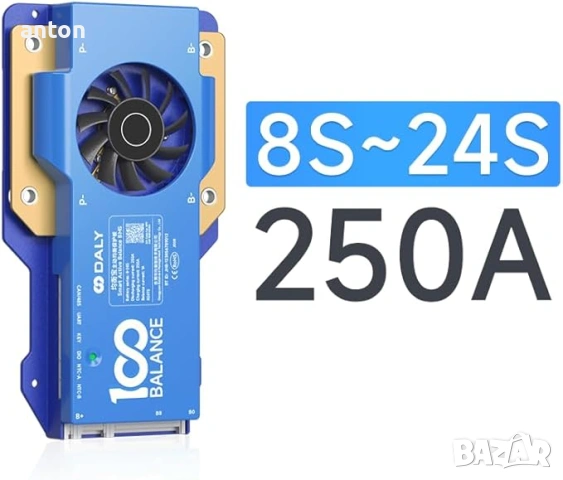 DALY BMS 250A 8s 24s WiFi Bluetooth rs485 CAN UART LFP LiFePO4 lithium battery литиев БМС контролер, снимка 2 - Друга електроника - 53634564