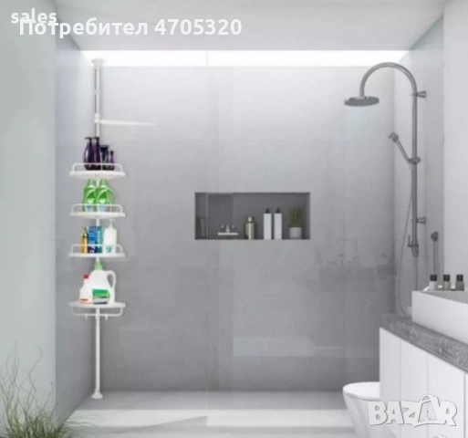 Етажерка за баня – ъглова, снимка 4 - Етажерки - 53089554