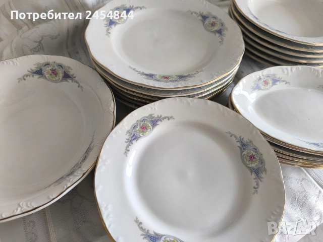 Порцеланов сервиз за хранене Диамант Разград, снимка 2 - Сервизи - 53589217