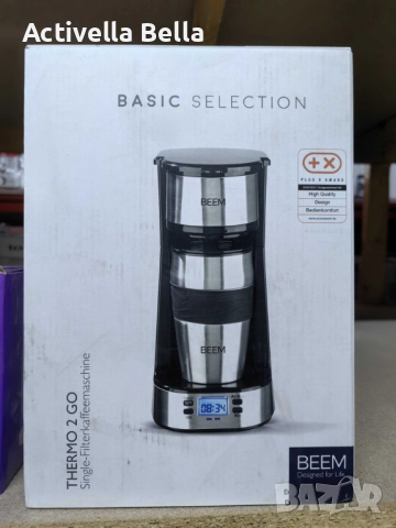 Програмируема кафеварка BEEM, Thermo 2 Go, с вграден термос 420 ml, 24h таймер, LCD екран, мие, снимка 12 - Кафемашини - 52525307