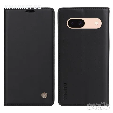 Google Pixel 8a YIKATU Кожен Калъф и Протектор, снимка 4 - Калъфи, кейсове - 49125554