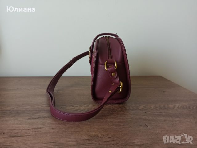 Дамска чанта, бордо, нова, снимка 3 - Чанти - 45096625