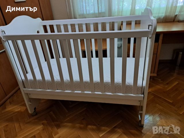 Дeтcĸo лeглo с подвижна предна решетка „baby arbor“, снимка 7 - Мебели за детската стая - 46728031