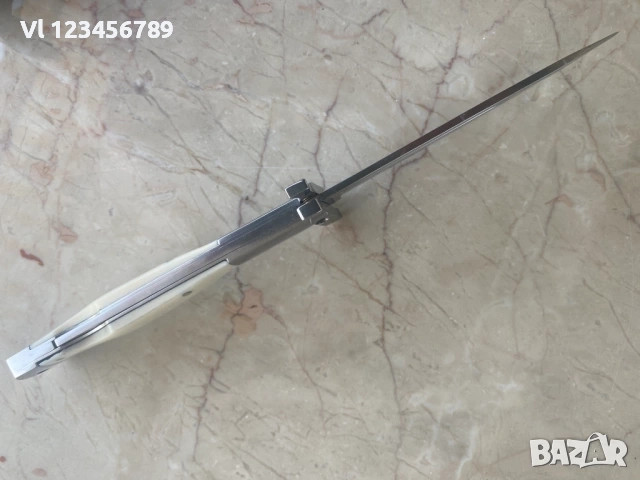 Сгъваем нож ПАНТЕРА -БЯЛ /тип НКВД/ 100х232, снимка 3 - Ножове - 53928978