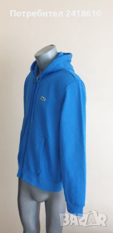 Lacoste Classic Full Zip Hoodie Classic Fit Mens Size 5 - L НОВО! ОРИГИНАЛ! Мъжка Качулка с цял цип!, снимка 7 - Спортни дрехи, екипи - 46623673