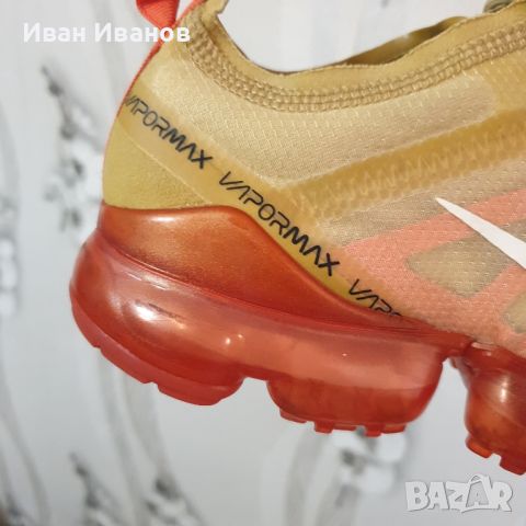 оригинални Nike Air Vapormax 2019 Gold Light номер 39-40, снимка 13 - Маратонки - 36301953