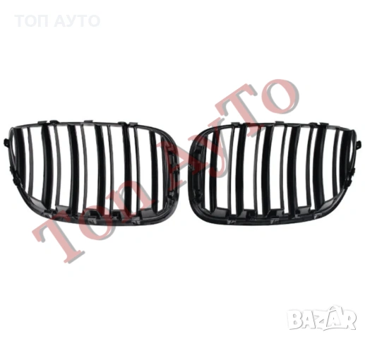 Двойни Бъбреци БМВ BMW Х5 E53 2004 - 2006 LCI Фесйслифт Черен Гланц Решетки, снимка 4 - Аксесоари и консумативи - 54147489