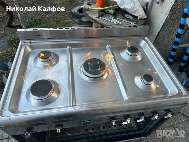 Професионална готварска печка , снимка 13 - Печки, фурни - 53918852