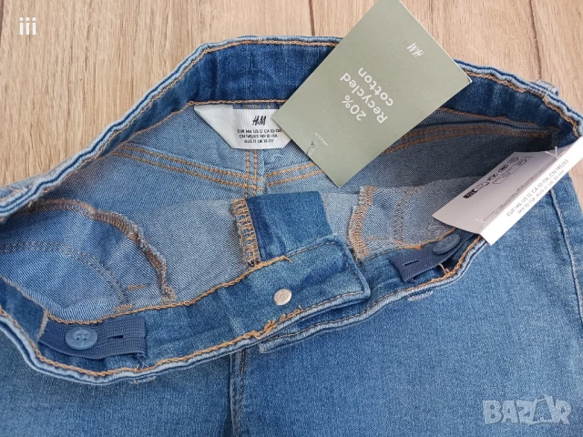Нов къс дънков панталон H&M, снимка 2 - Детски панталони и дънки - 50799762