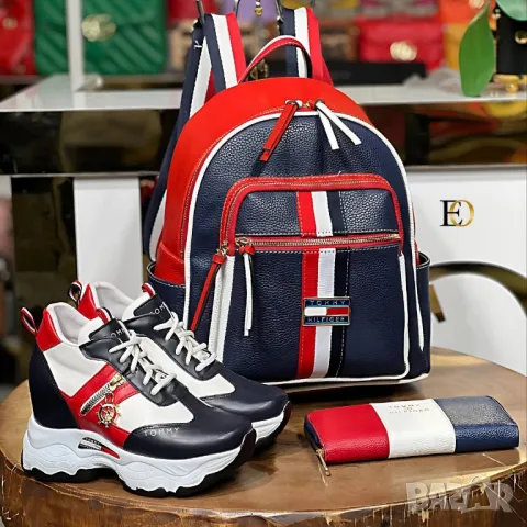 дамски маратонки, раница и портмоне  gucci tommy hilfiger , снимка 3 - Маратонки - 46859706