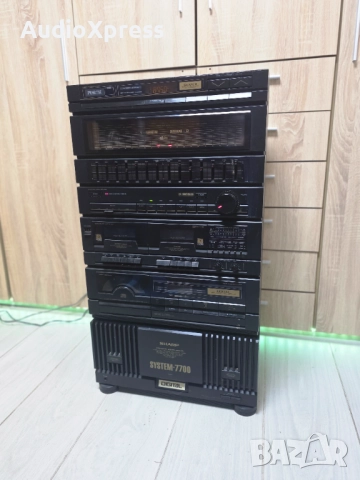 🔊 SHARP SYSTEM-7700 АУДИО МАШИНА! 🔊, снимка 5 - Ресийвъри, усилватели, смесителни пултове - 52895546