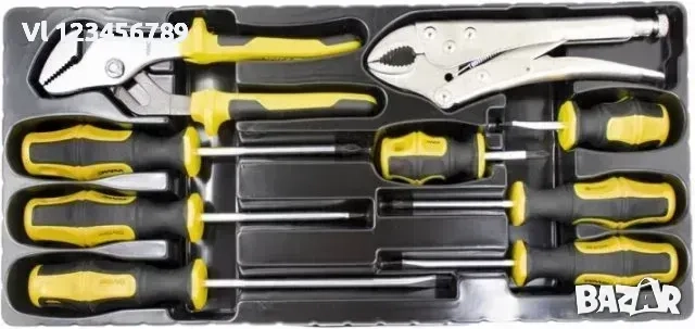 Метален куфар с инструменти 60ч. WMC, снимка 4 - Куфари с инструменти - 51470501