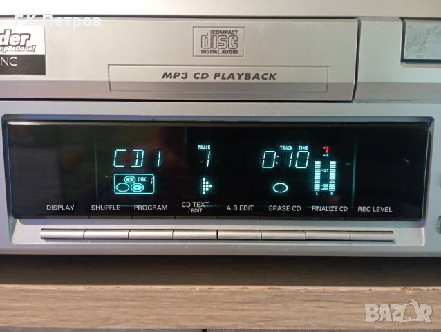 "Philips"CDR802 Audio CD Recorder/СД-записвачка, снимка 7 - Ресийвъри, усилватели, смесителни пултове - 45380570