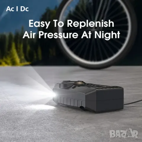 Портативен автомобилен компресор 12V, снимка 4 - Аксесоари и консумативи - 49938962