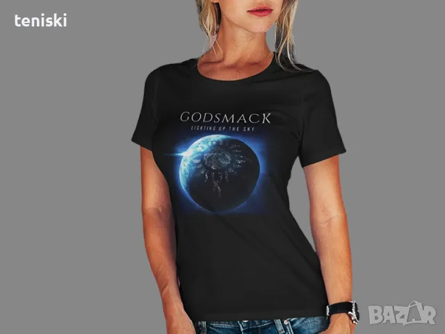 Рок тениски Godsmack Дамски и мъжки, снимка 3 - Тениски - 38325324