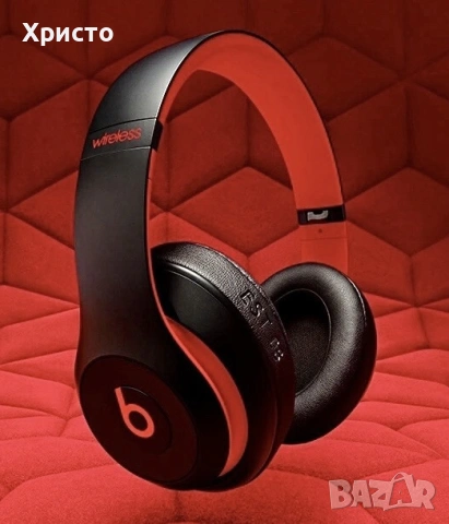 НОВО!!! Beats Studio³ Wireless ANC, Defiant Black-Red  