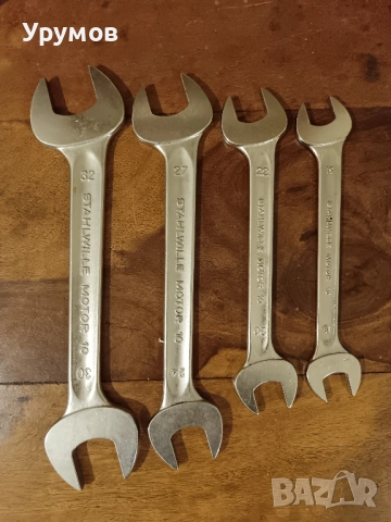 Сет гаечни ключове STAHLWILLE MOTOR 10 /от 32 мм до 18 мм/– 4 бр. , снимка 2 - Ключове - 52262536