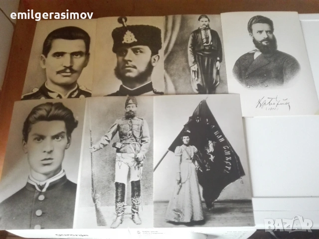 Маслена картина и картички с революционери., снимка 8 - Антикварни и старинни предмети - 39968443