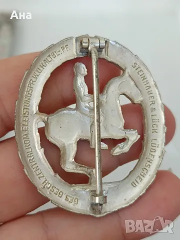 Знак Трети Райх за езда , снимка 4 - Антикварни и старинни предмети - 50401104