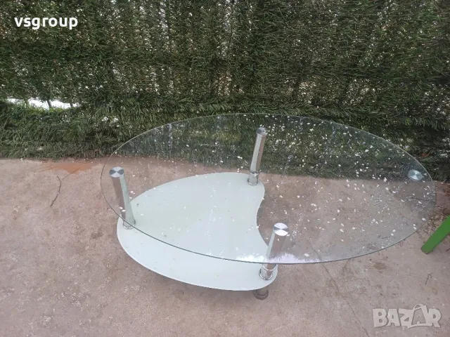 Холна маса, стъкло , снимка 3 - Маси - 49657521