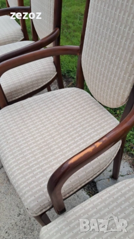 Столове трапезни орех- 6 бр. №058, снимка 7 - Столове - 54250595