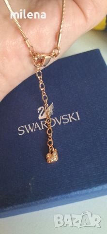 Swarovski ново оригинално колие, снимка 2 - Колиета, медальони, синджири - 51713714
